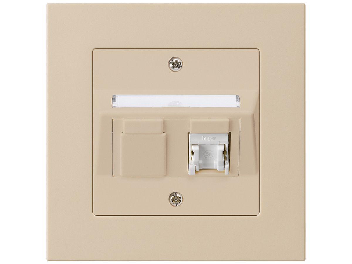 UP-Dose kallysto.pro C Kat.5e 1RJ45/u beige