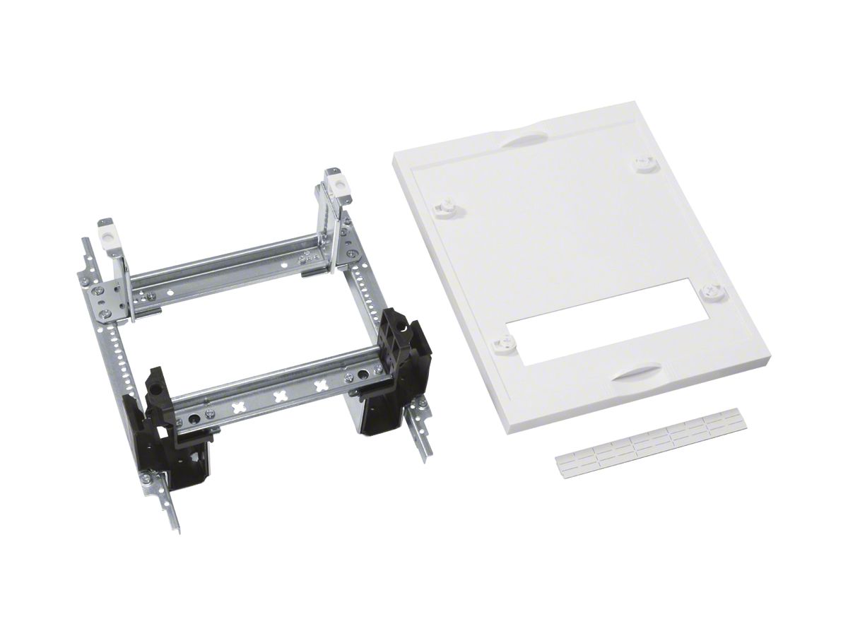 Baustein Hager univers N 300×250mm für REG und Reihenklemmen waagrecht