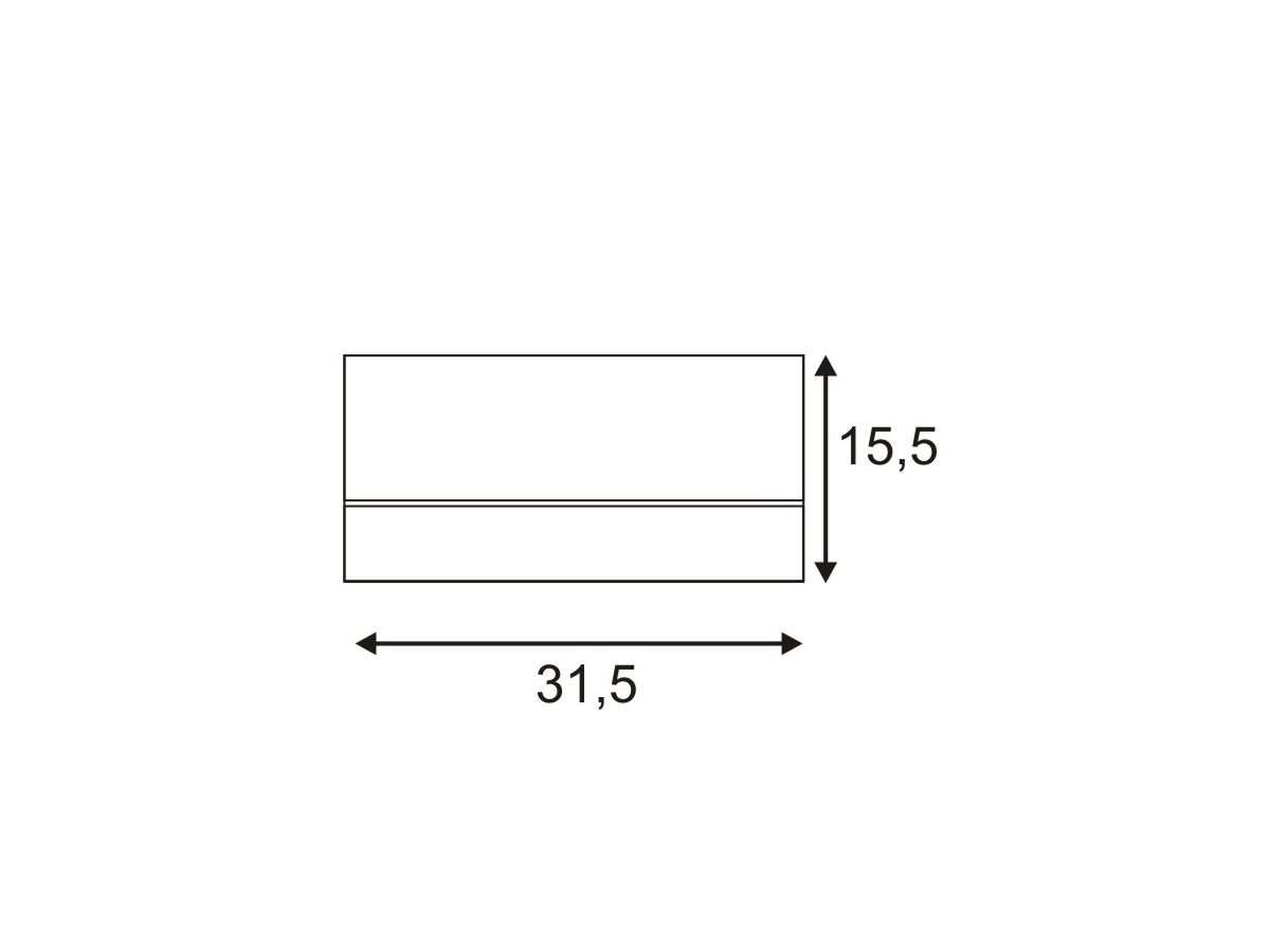 Deckenleuchte SLV KARDAMOD SURFACE, 2×GU10 75W eckig IP20 weiss