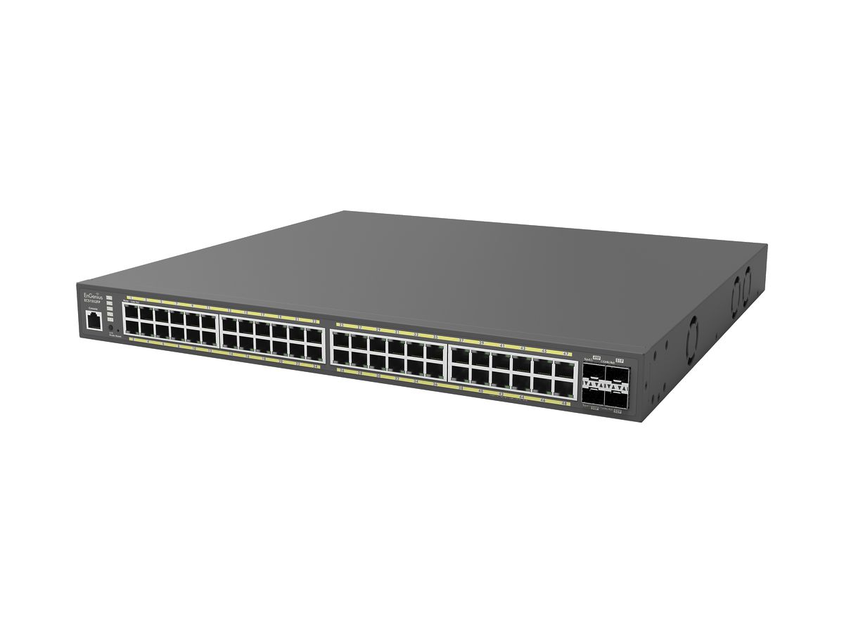 Cloud Switch EnGenius ECS1552FP, managed, PoE+, 48-Port Gigabit, 4×SFP+, 740W