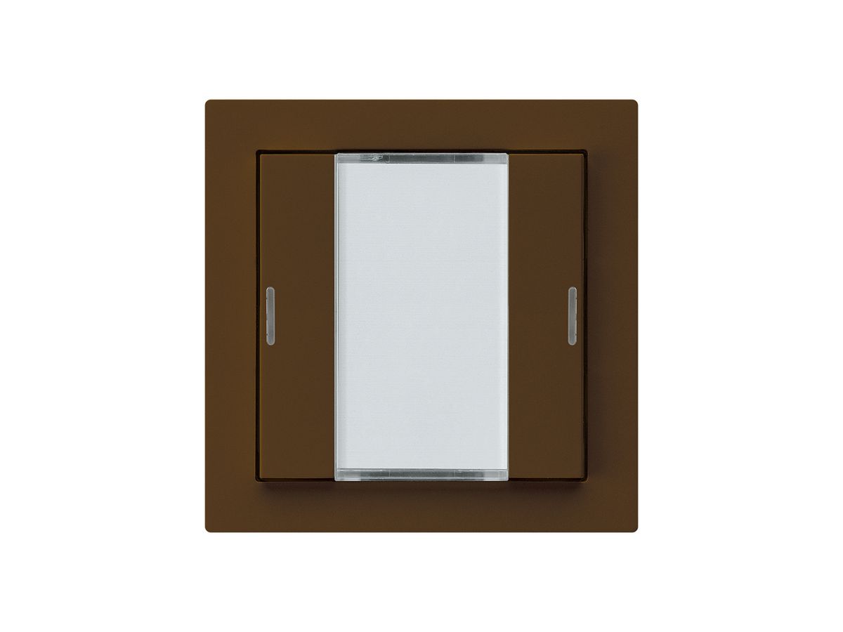 UP-Taster kallysto A KNX 2× RGB LED s/e-link braun