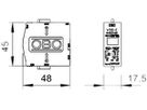 Überspannungsableiter Bettermann V20 1L 150V Oberteil