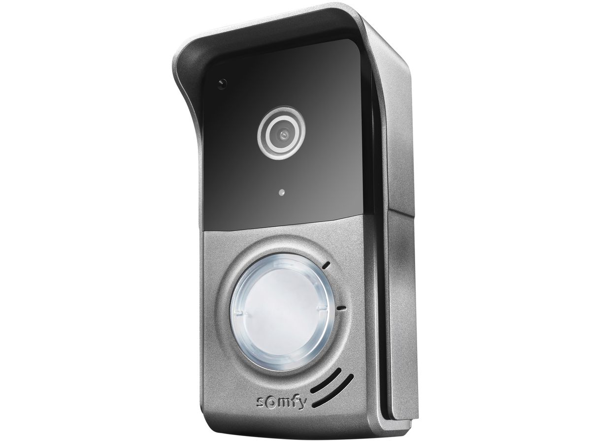 Video-Aussenstation Somfy V500 io, 146×78×46mm, anthrazit/schwarz