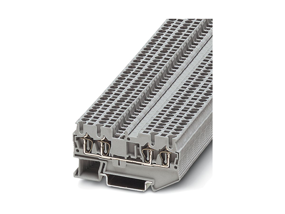 Durchgangsreihenklemme 0.08…1.5mm² grau ST 1.5-QUATTRO