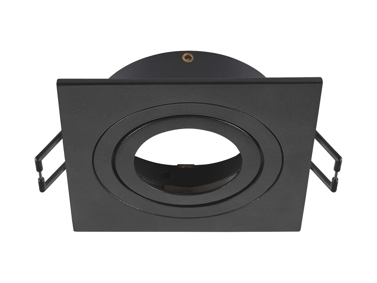 Einbaurahmen SLV NEW TRIA 75 Aluminium 90×90×26mm schwarz