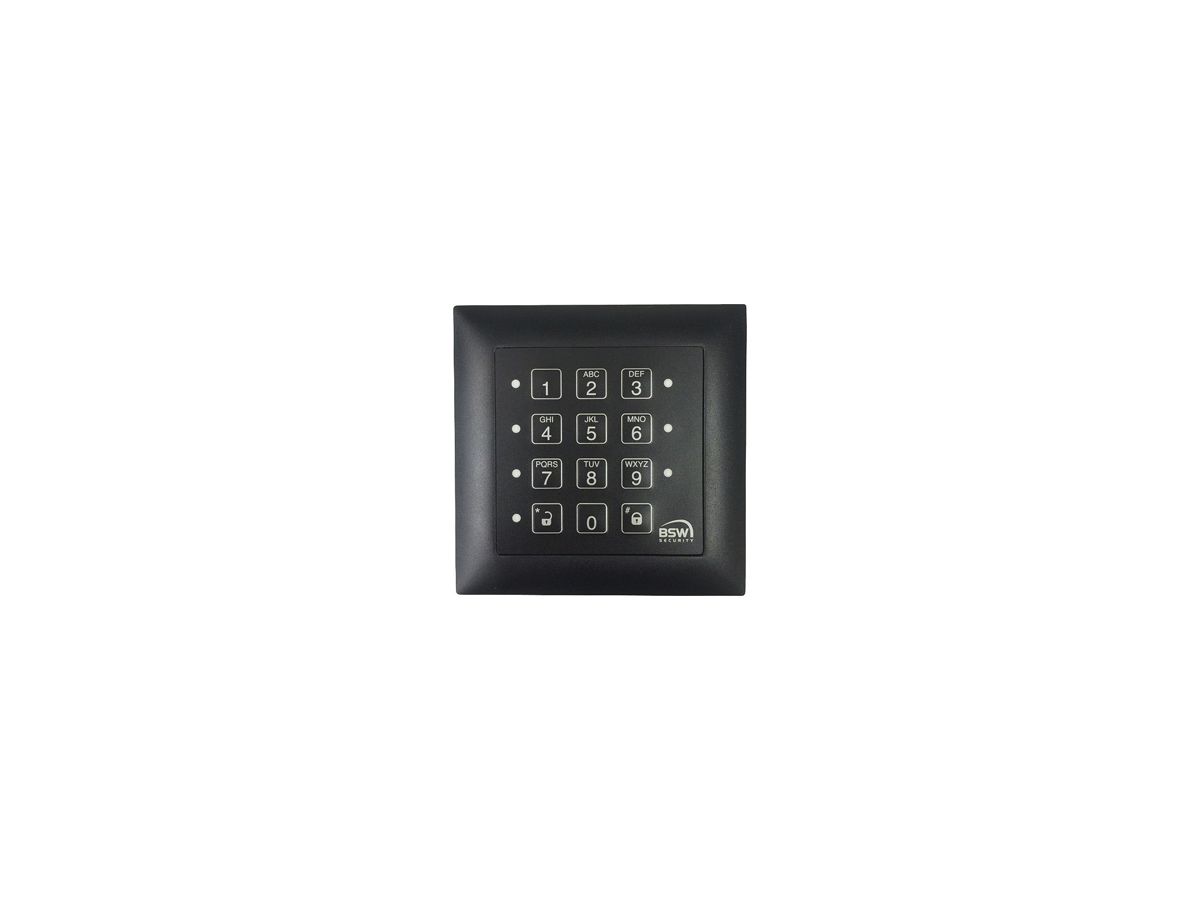 UP-Codetastatur BSW CTL14-12, mit Leser proX (EM4102/01) 12…24VDC schwarz