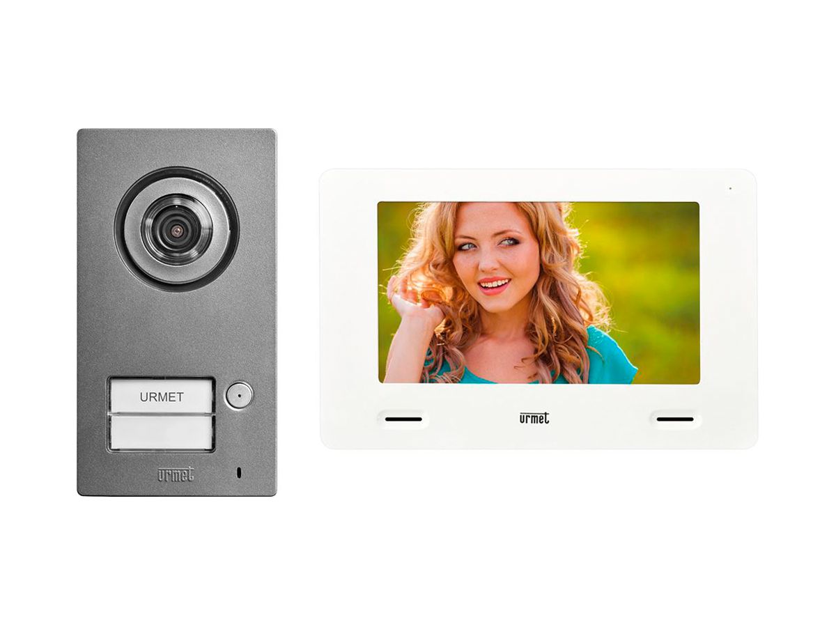 Video-Türsprechanlage-Set Urmet Mini Note für 1-Familienhaus