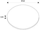 Abdeckring SLV UNIVERSAL IP20 Kunststoff Ø88mm schwenkbar schwarz
