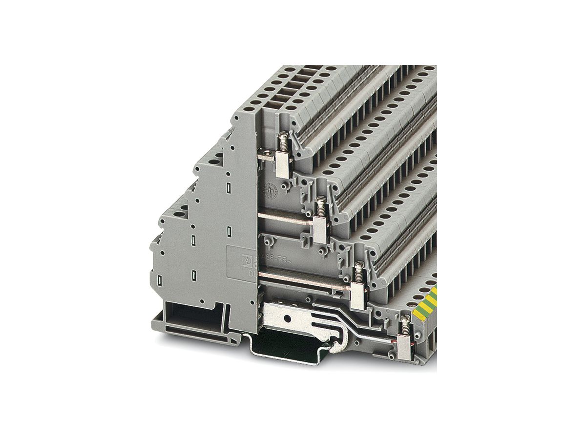 Durchgangsreihenklemme 0.2…6mm² grau DLK 4-PE