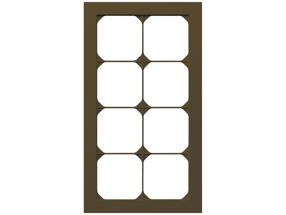 UP-Abdeckrahmen kallysto.pro 4×2 braun 154×274mm