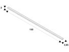 Einspeisekabel SLV BATTEN 2×0.75mm² weiss