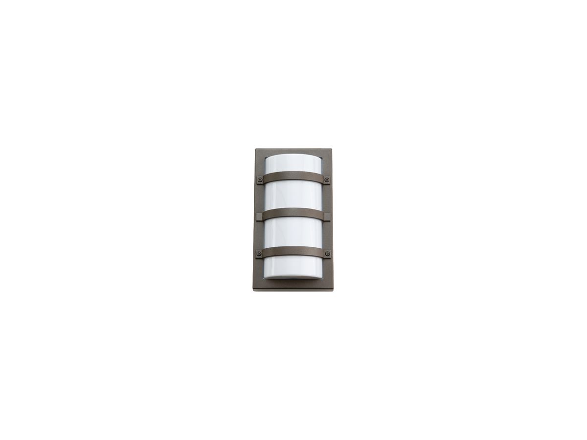 LED-Wandleuchte SG Trio 10W 470lm 827 IP65 DIM 320×180×80mm anthrazit