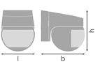 Bewegungs-/Lichtsensor LDV SENSOR WALL 110DEG, IP44 anthrazit