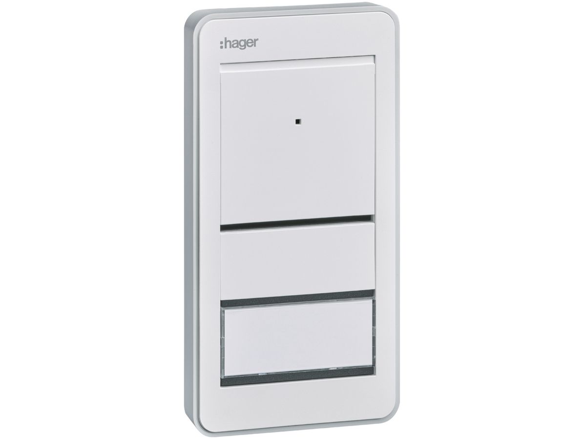 AP-Aussenstation Audio Hager elcom.fon 2-Draht für 1Wohnung, weiss