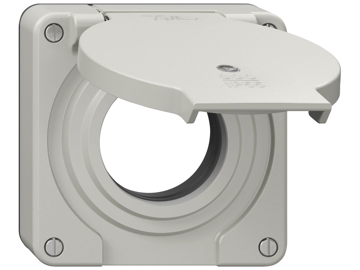 Deckel NEVO SNAPFIX® 1×Steckdose lgu IP55