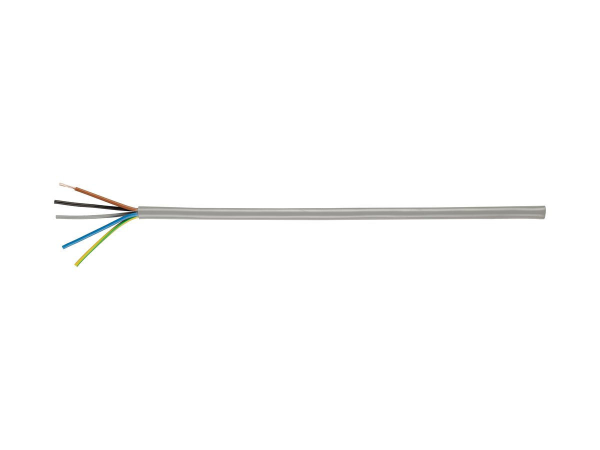 Kabel Td 5×1.5mm² 4LPE/3LNPE grau