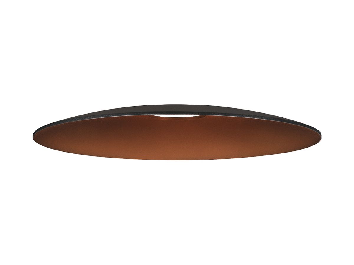 Leuchtenschirm SLV LALU ELYPSE Stahl Ø150×14mm schwarz Bronze unifarbig