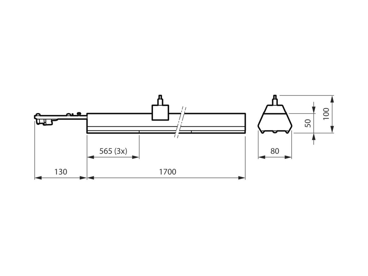 LED-Leuchteinsatz CoreLine Gen2 LL217X LED80S/840 PSD NB 7×1.5mm²