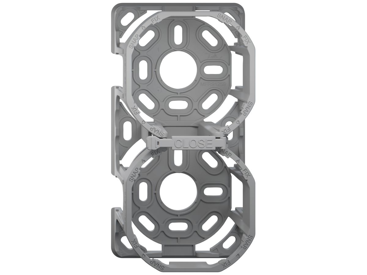 AP-Befestigungsbügel Feller SNAPFIX® für 2 Apparate 140×74×54mm