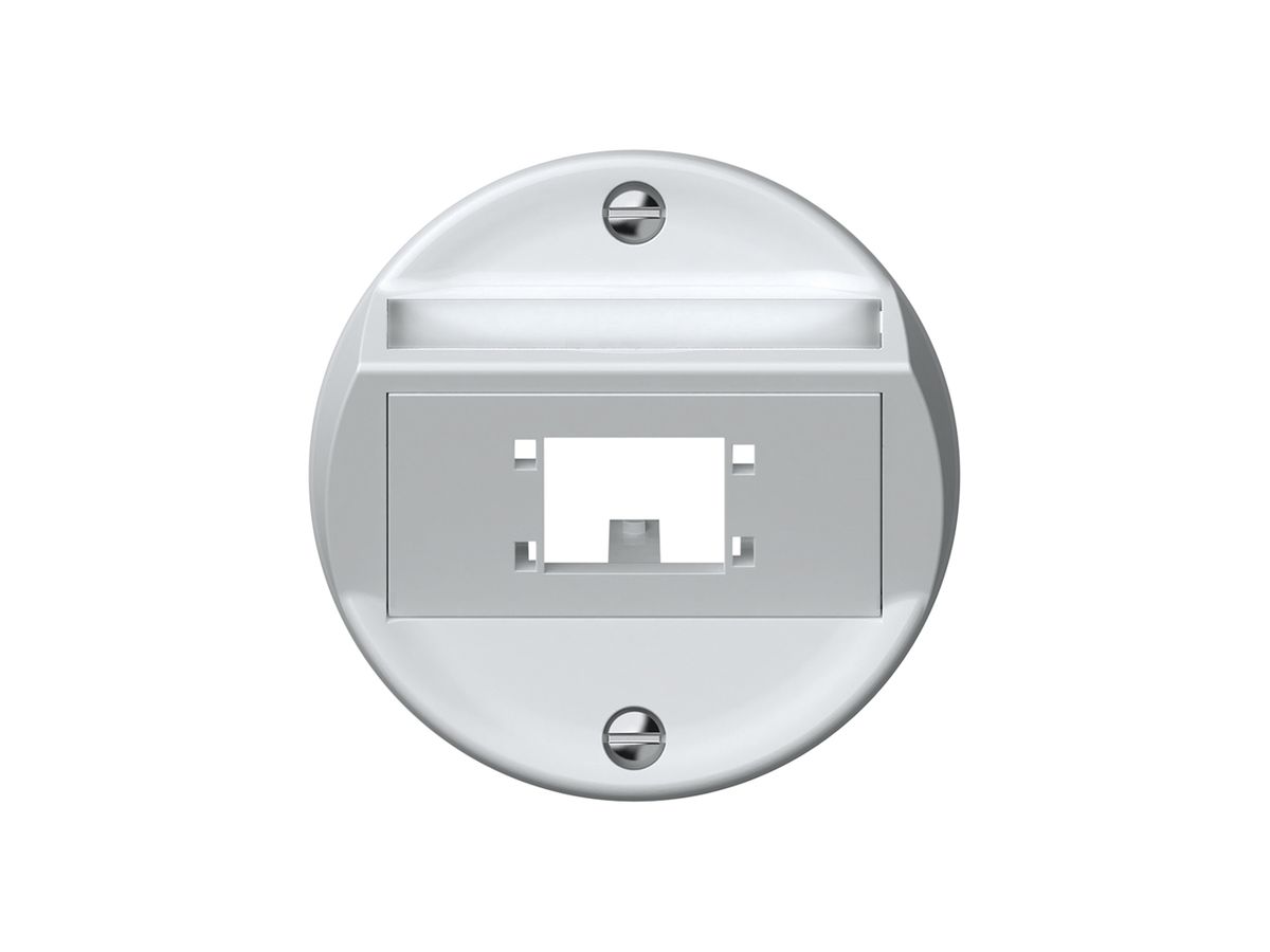 Frontset origin schräg 1×Multimediamodul weiss