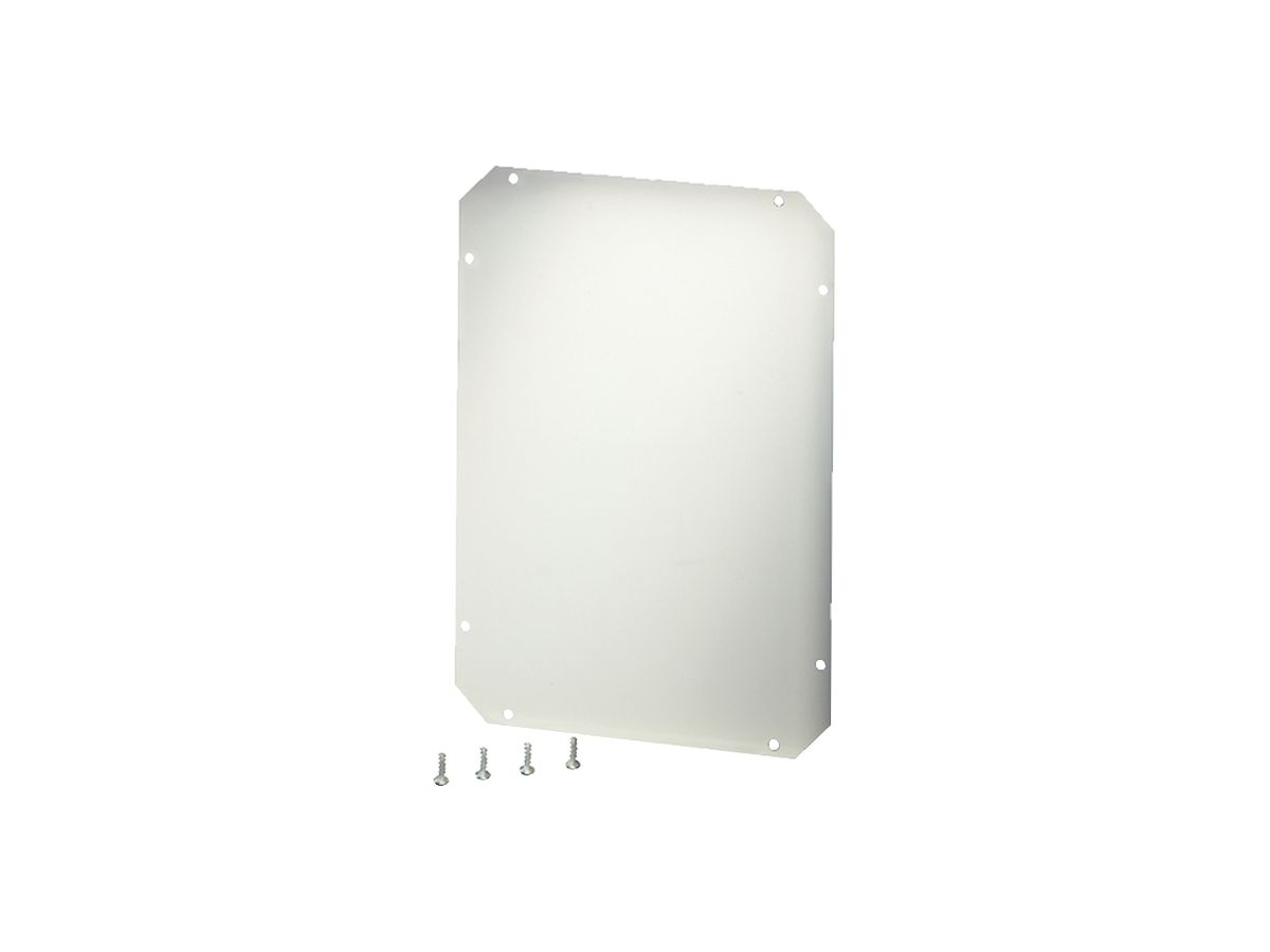 Montageplatte 306×216 Enystar zu App.-Gehäuse Gr.2, 3 und 4