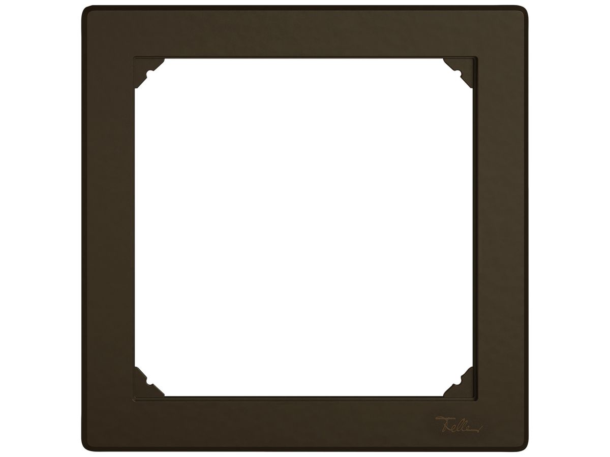 Abdeckrahmen EDIZIO.liv  SNAPFIX® 2×2 156×156mm umbra