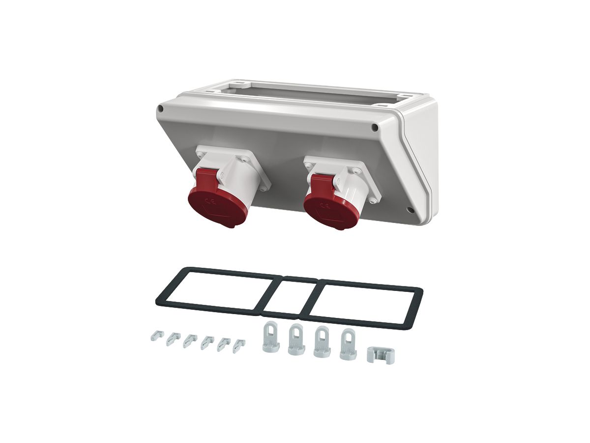 Connection Box Hensel Mi, CEE 16A, + CEE 32A, 5 P, 400V, 6h