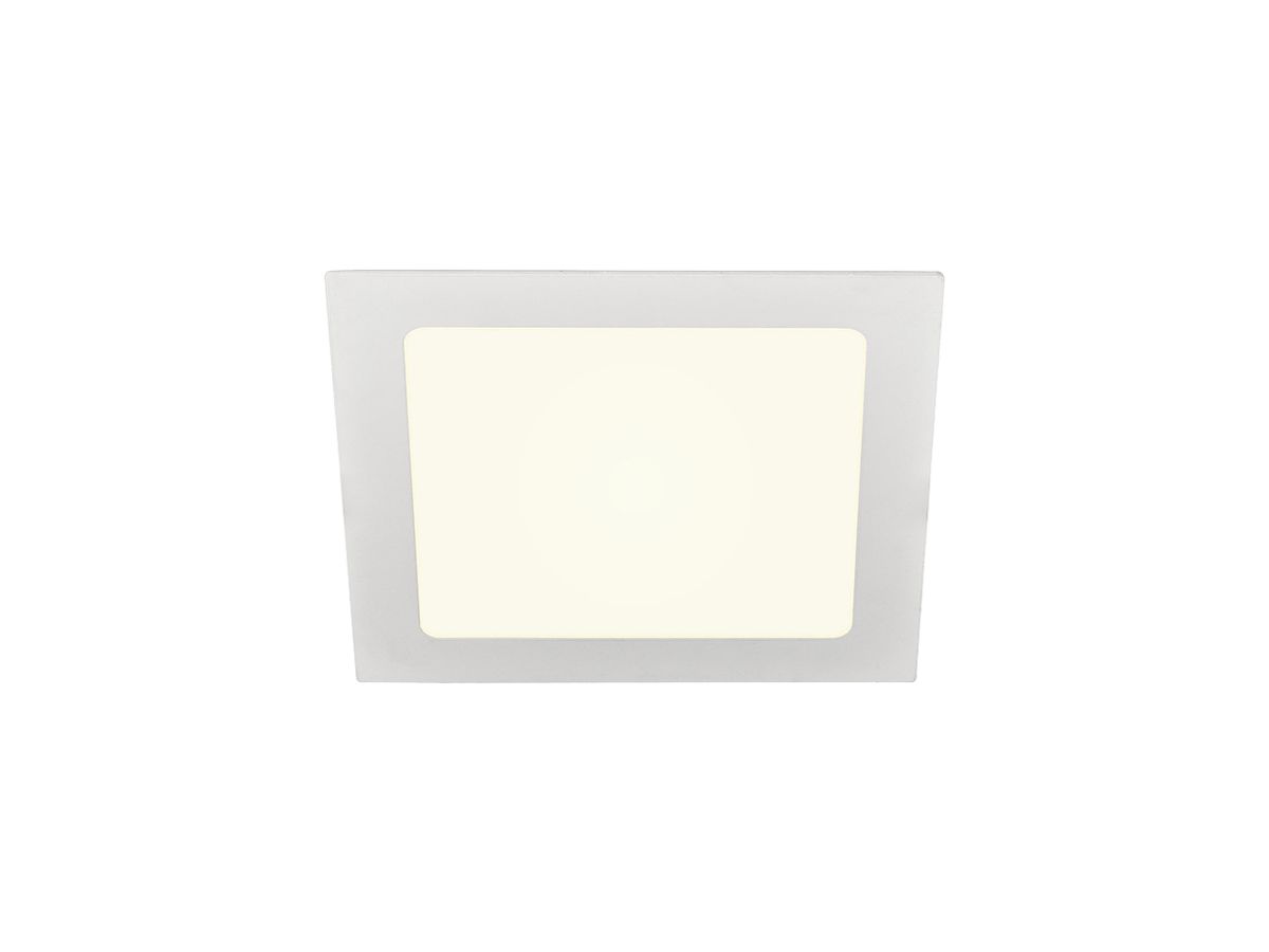 LED-Downlight SLV SENSER 18 SQUARE 12W 880lm 4000K 165/155×165/155×20mm weiss