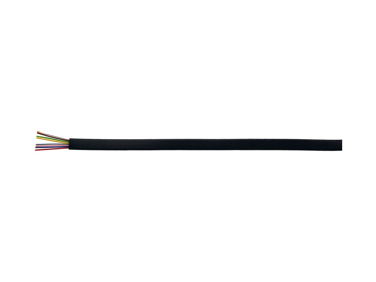 Flachkabel FCC 8L 8×0.14mm² grau