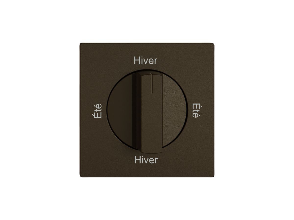 Montageset EDIZIO.liv SNAPFIX® f.Drehschalter m.Griff Été-Hiver-Été-Hiver br