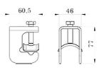 Anschlussklemme Bettermann Ø 16…37mm/FL 30×3…4mm