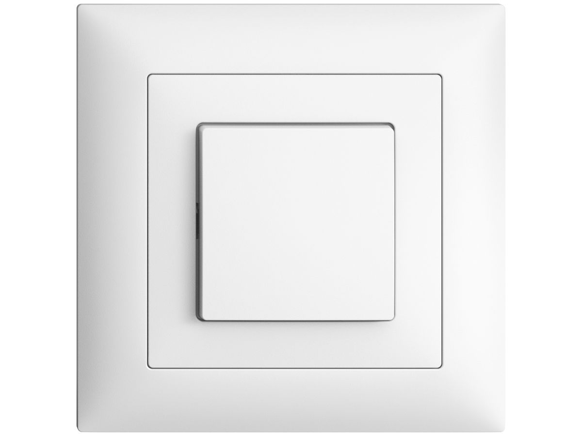 UP-Leuchtdruckschalter EDIZIOdue 3/1L weiss, KS, LED blau