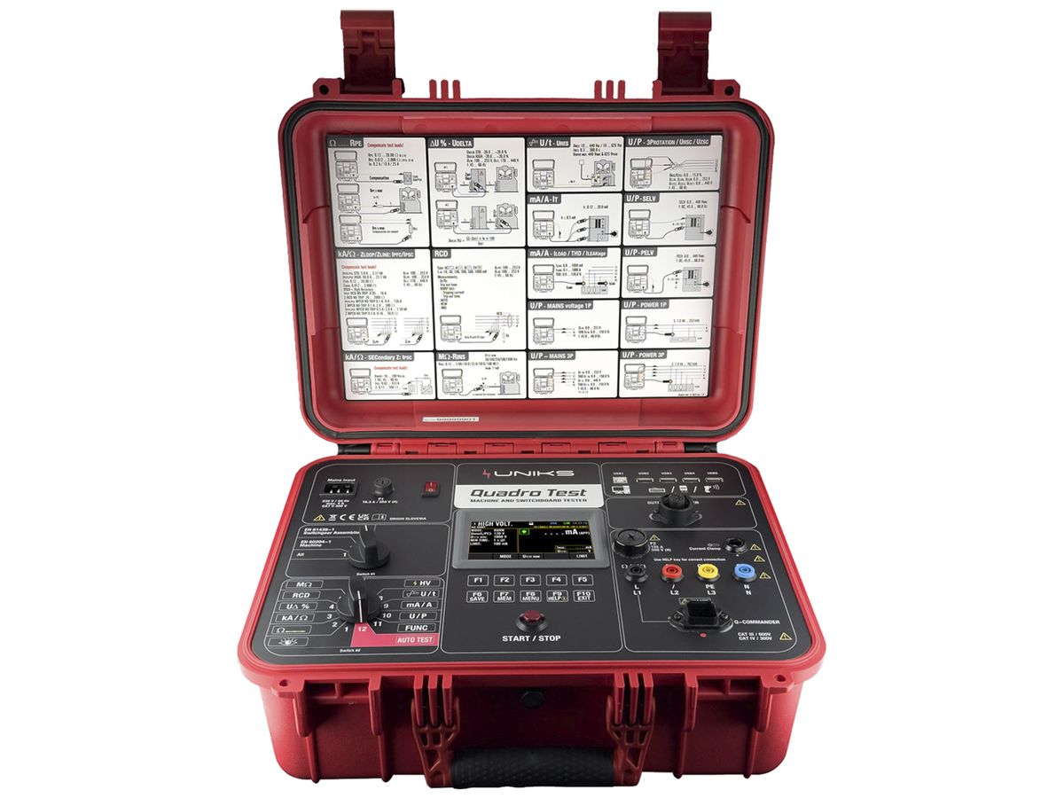 Maschinen-/Anlagenprüfgerät VOLTECH Quadro-Test digital