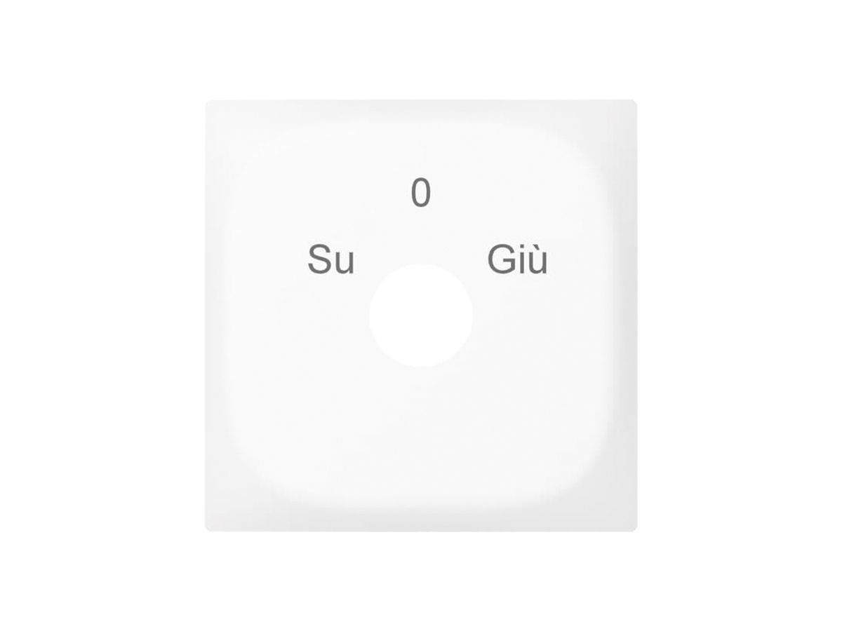 Frontrahmen SIDUS mit Gravur weiss