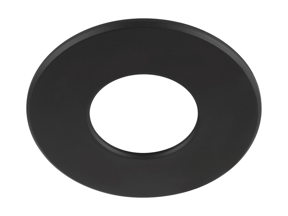 Abdeckring SLV UNIVERSAL IP65 Kunststoff Ø88mm schwarz