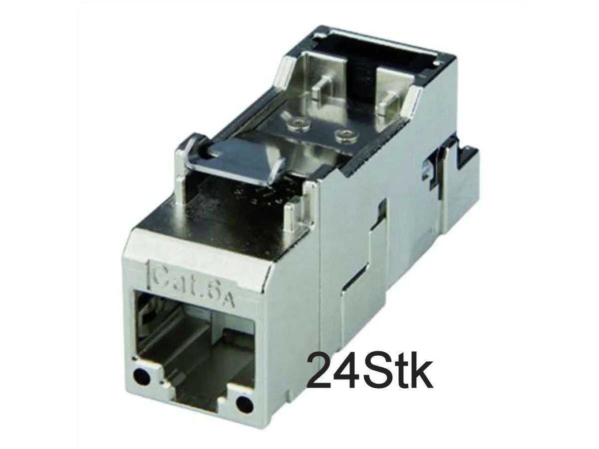 Anschlussmodul RJ45 Telegärtner Cat.6A - AMJ-S, STP,abgeschirmt, Pack à 24Stk.