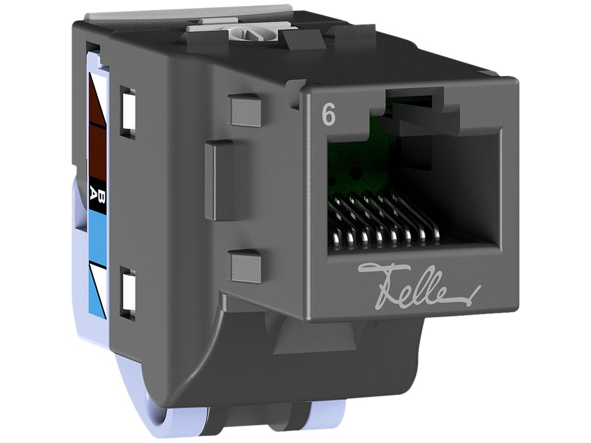 Anschlussmodul Feller EASYNET S-One RJ45 Kat.6 ungeschirmt