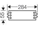 Montageplatte Hensel, für Mi-Leergehäuse Grössen 1, 2, 3, 4, 6