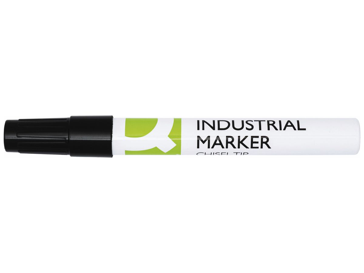 Filzschreiber Q-CONNECT Industrial Marker Keilspitze 2…5mm schwarz