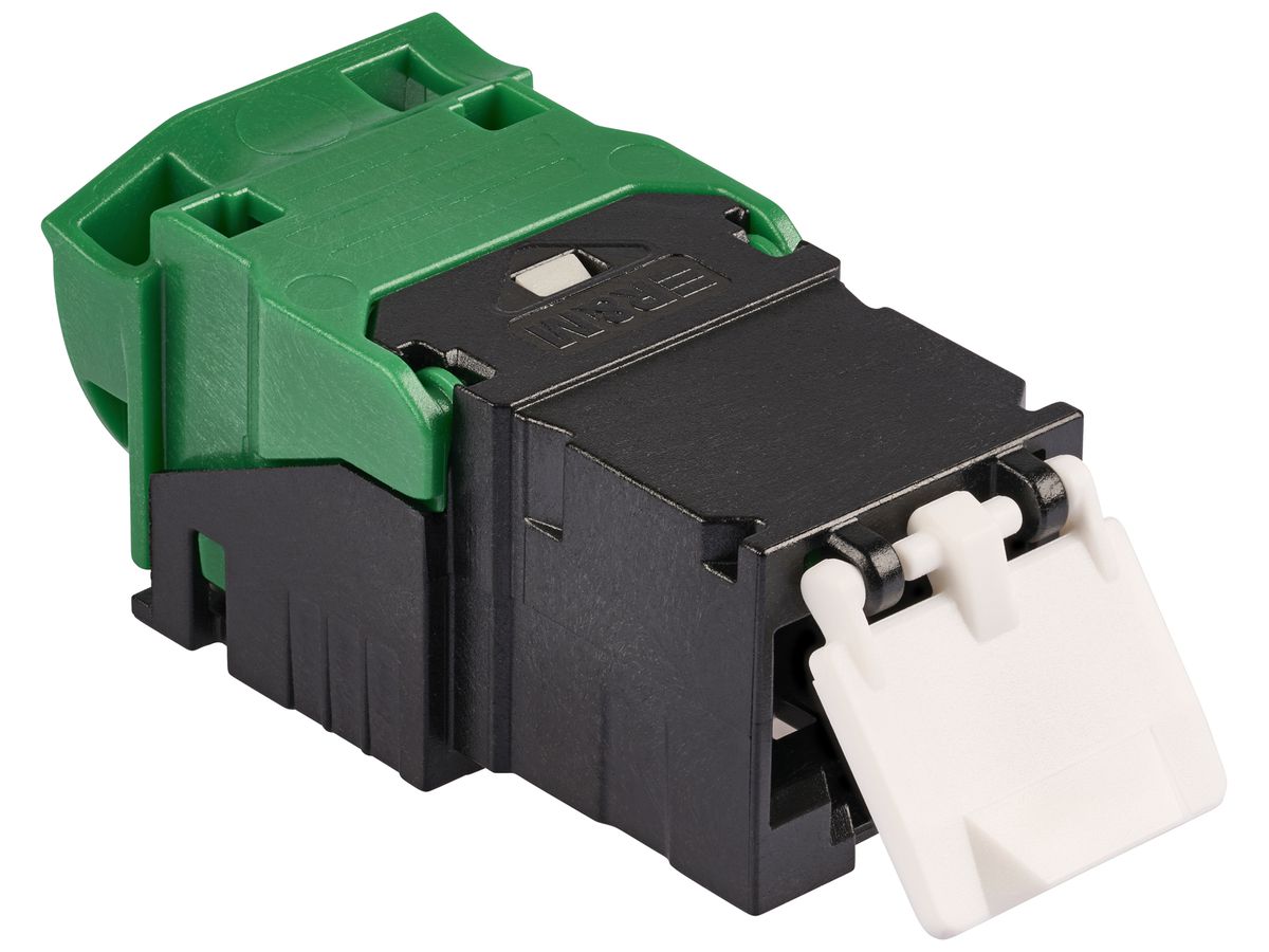 Anschlussmodul R&Mfreenet EL4.0 RJ45/u Kat.5E IDC AWG22…26 grün 100Stk