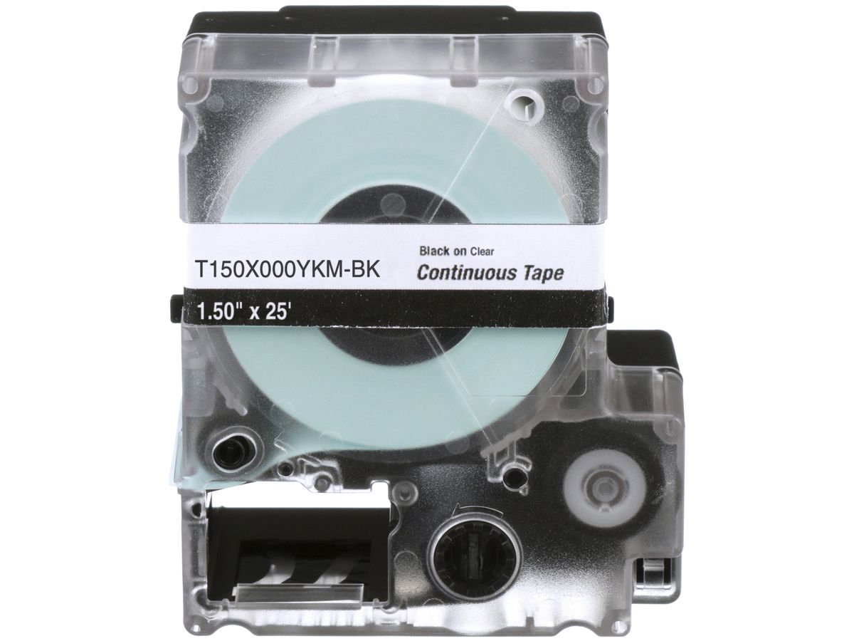 Etikettenkassette Panduit MP, Endlosband, 36×9100mm schwarz auf transparent