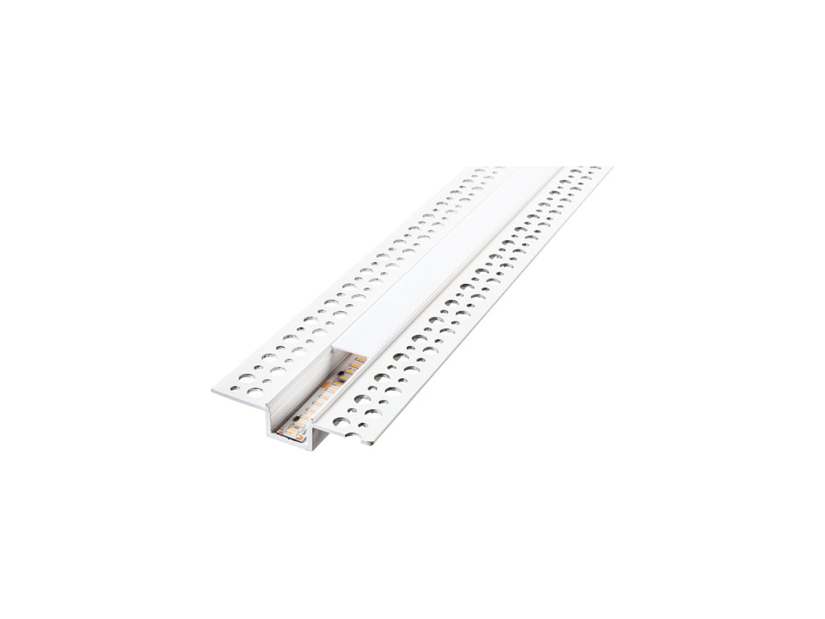 EB-Profil SG StripLine 1800×74×16mm Aluminium weiss