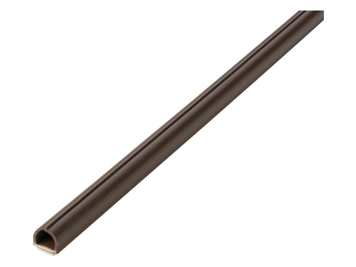 Minikanal Max Hauri cablefix 10×10mm 3×1m selbstklebend braun