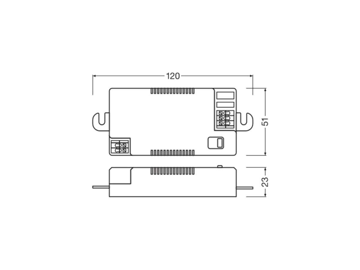 LED-Betriebsgerät LEDVANCE SURFACE FLAT 18…19W 60V 270…450mA ON/OFF