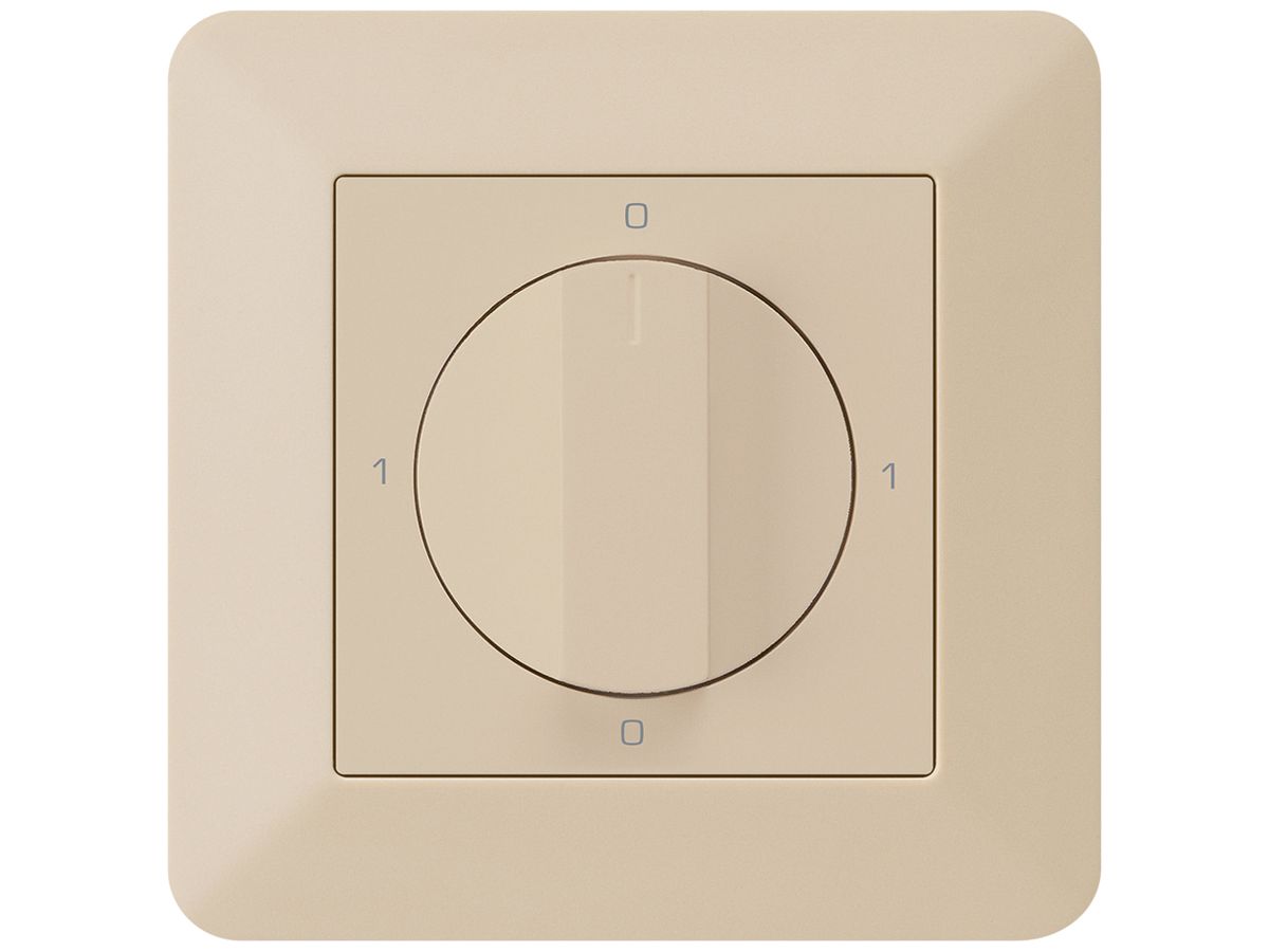 UP-Drehschalter kallysto.trend 0/3L beige mit Drehgriff