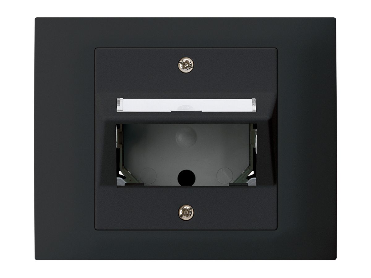 EB-Montageset kallysto mit EB-Dose G3 1×Multimedia-Modul schwarz