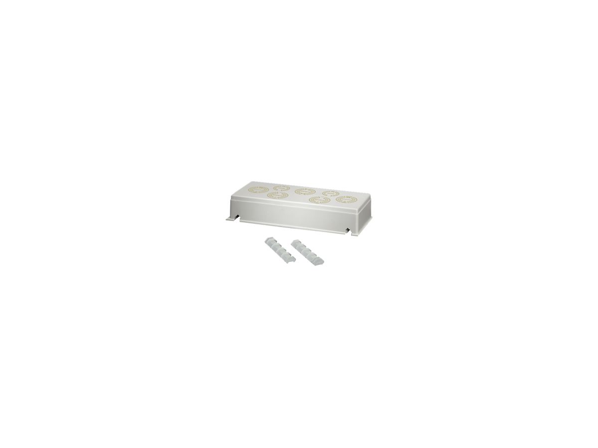 Anbauflansch grau 2×M25/32, 5×M25/32/40 Hensel Enystar
