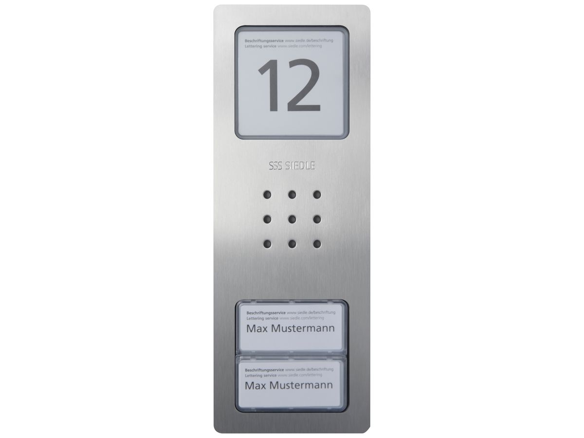 Aussenstation Audio Siedle Compact Bus-System 2 12VAC 226×82×29mm IP54
