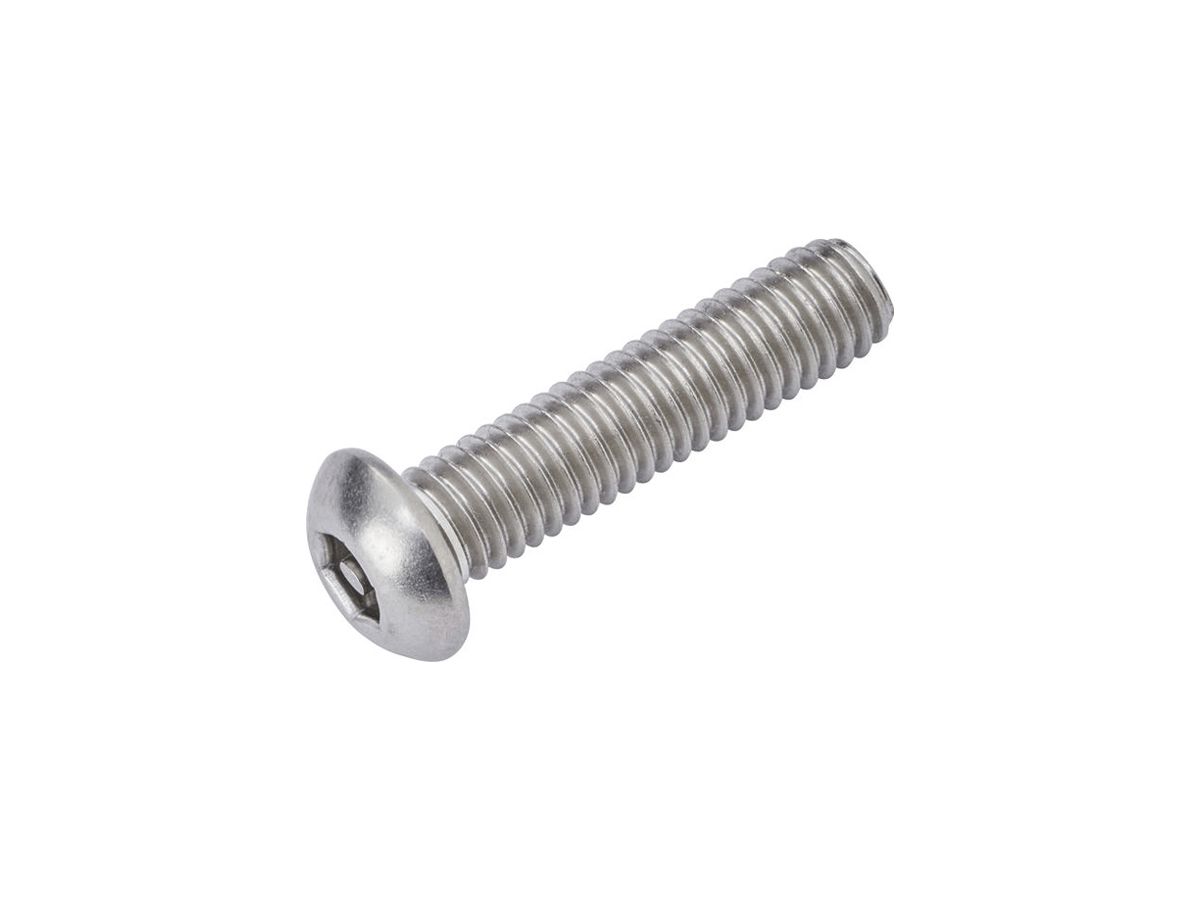 Linsenkopf-Schraube SFS Ferronorm SW2.5 mit Stift M4×16mm ISO7380 100 Stück