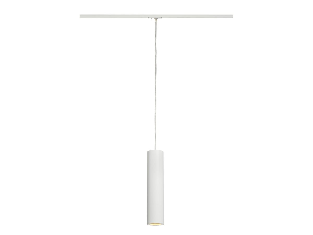 Pendelleuchte SLV ENOLA_B GU10 50W mit 1-Phasen-Adapter IP20 weiss